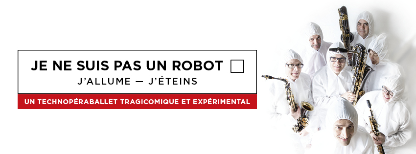 Affiche du concert: Je ne suis pas un robot