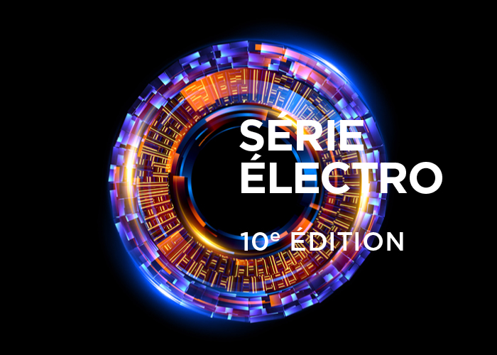 Poster de la 10e édition de la Série électro: