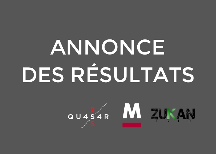 Annonce résultats